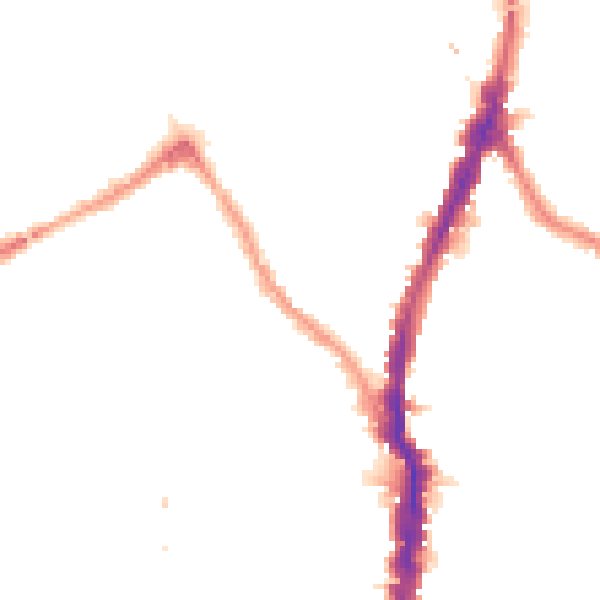 Night-time road noise heatmap for NW5 1BR