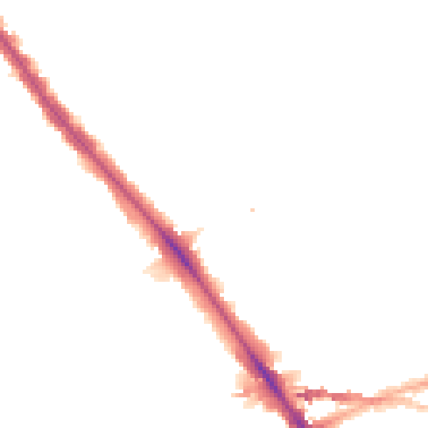 Night-time road noise heatmap for NW6 1AQ