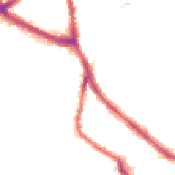 Night-time road noise heatmap for NW6 1DP