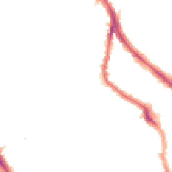 Night-time road noise heatmap for NW6 1EE