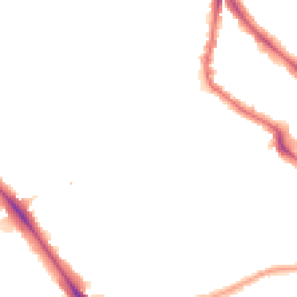 Night-time road noise heatmap for NW6 1QD