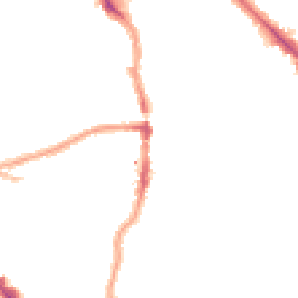 Night-time road noise heatmap for NW6 1SA