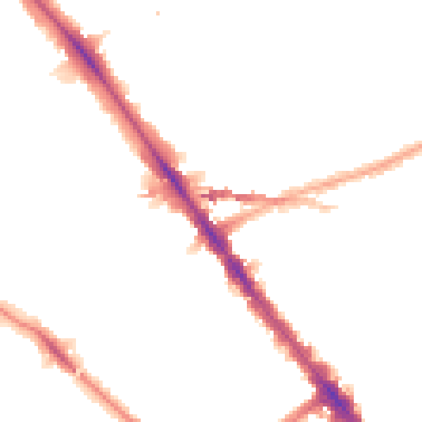 Night-time road noise heatmap for NW6 2DP