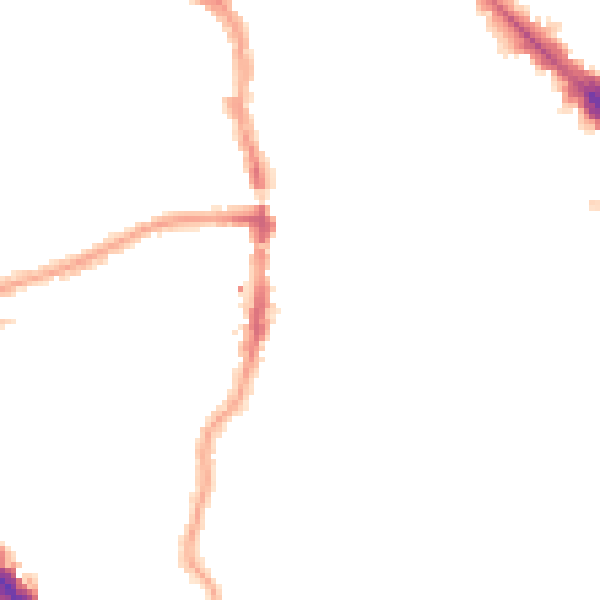 Night-time road noise heatmap for NW6 3AY