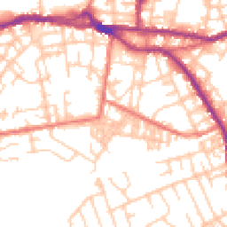 Daytime road noise heatmap for OL10 1AR