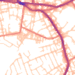 Daytime road noise heatmap for OL10 1BU