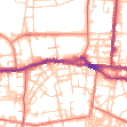 Daytime road noise heatmap for OL10 1JQ