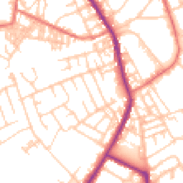 Daytime road noise heatmap for OL10 2BE