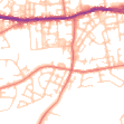 Daytime road noise heatmap for OL10 3DJ