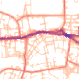 Daytime road noise heatmap for OL10 3EG