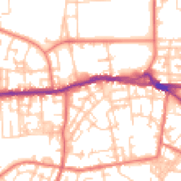 Daytime road noise heatmap for OL10 3EJ