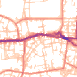 Daytime road noise heatmap for OL10 3EQ