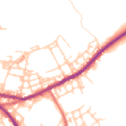 Daytime road noise heatmap for OL10 4DQ