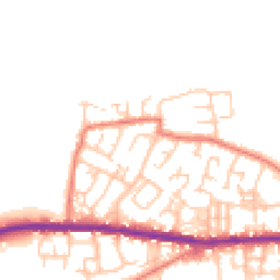 Daytime road noise heatmap for OL10 4RX