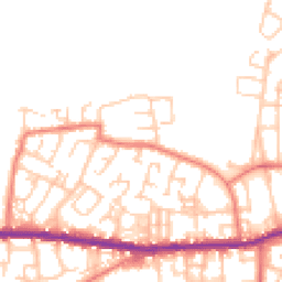 Daytime road noise heatmap for OL10 4SE