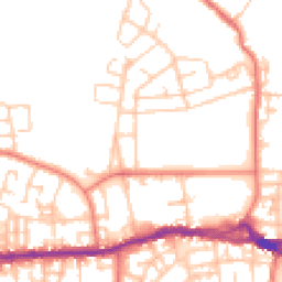 Daytime road noise heatmap for OL10 4TN