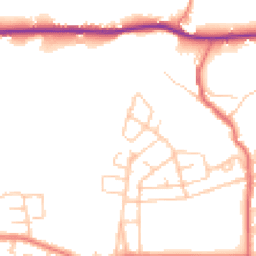 Daytime road noise heatmap for OL10 4UF