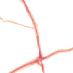 Night-time road noise heatmap for OL11 1AD
