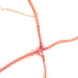 Night-time road noise heatmap for OL11 1AF