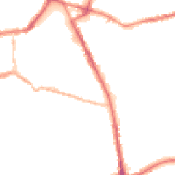 Night-time road noise heatmap for OL11 1AH
