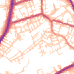 Daytime road noise heatmap for OL11 1AJ