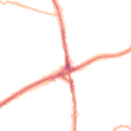 Night-time road noise heatmap for OL11 1AL