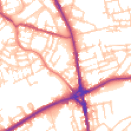 Daytime road noise heatmap for OL11 1AP