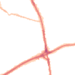 Night-time road noise heatmap for OL11 1AP