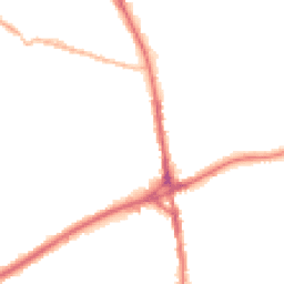 Night-time road noise heatmap for OL11 1AR