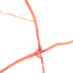 Night-time road noise heatmap for OL11 1AW