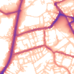 Daytime road noise heatmap for OL11 1EG