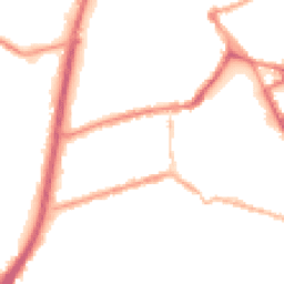 Night-time road noise heatmap for OL11 1EG