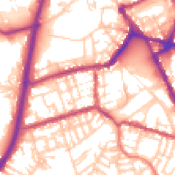 Daytime road noise heatmap for OL11 1EJ