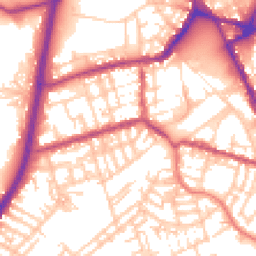 Daytime road noise heatmap for OL11 1HH