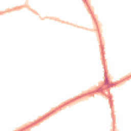 Night-time road noise heatmap for OL11 1NB