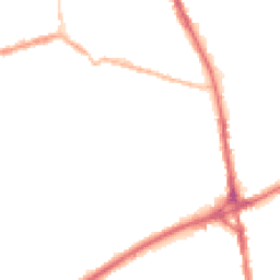 Night-time road noise heatmap for OL11 1NY