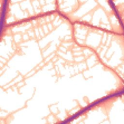 Daytime road noise heatmap for OL11 1PG