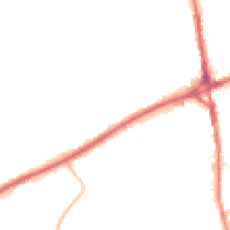 Night-time road noise heatmap for OL11 1TW