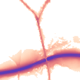 Night-time road noise heatmap for OL11 2BJ