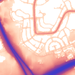 Daytime road noise heatmap for OL11 2BP
