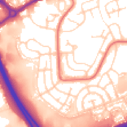 Daytime road noise heatmap for OL11 2BU
