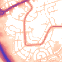 Daytime road noise heatmap for OL11 2JA