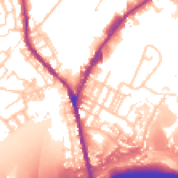 Daytime road noise heatmap for OL11 2QG