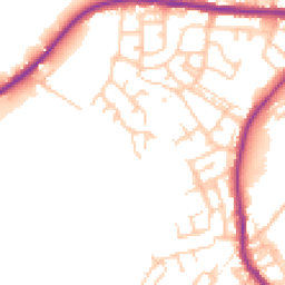 Daytime road noise heatmap for OL11 3PH