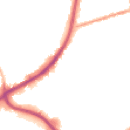 Night-time road noise heatmap for OL11 3RD