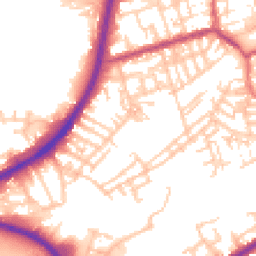 Daytime road noise heatmap for OL11 3SG