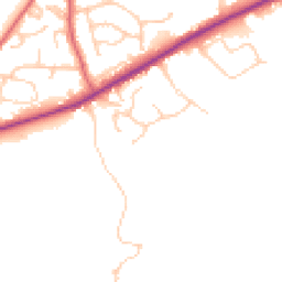 Daytime road noise heatmap for OL11 4BG