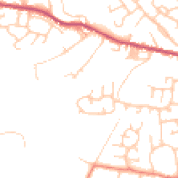 Daytime road noise heatmap for OL11 5NS