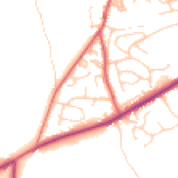 Daytime road noise heatmap for OL11 5PG