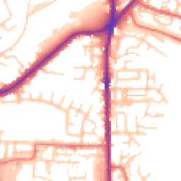 Daytime road noise heatmap for OL2 5AE
